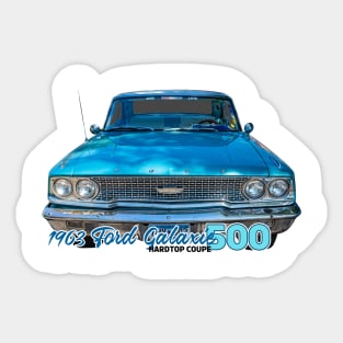 1963 Ford Galaxie 500 Hardtop Coupe Sticker